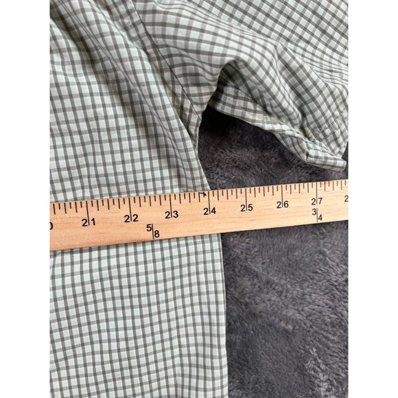 Patagonia Island Hopper Fishing Shirt Mens Large Green Plaid Angling Outdoors SS - Picture 5 of 5